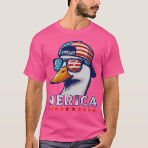 Funny Patriotic Duck Lovers 4Th Of July Funny Duck T-Shirt