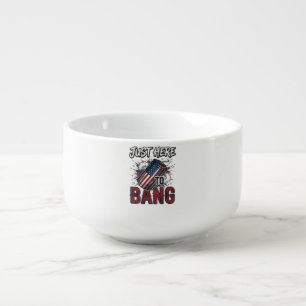Funny Patriotic Firecracker Vintage 4th of July Sh Soup Mug