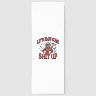 Funny Patriotic Highland Cow Fireworks Shirt (2)_1 Bookmarks