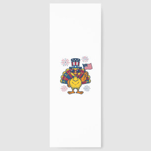 Funny Patriotic Turkey Fireworks Vintage Shirt_1 Bookmarks