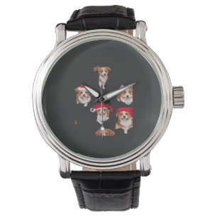 funny patterns christmas yule yuletide Classic T-S Watch