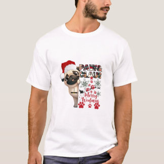 Funny Paw&Claus, Xmas, Cool Dog Christmas T-Shirt