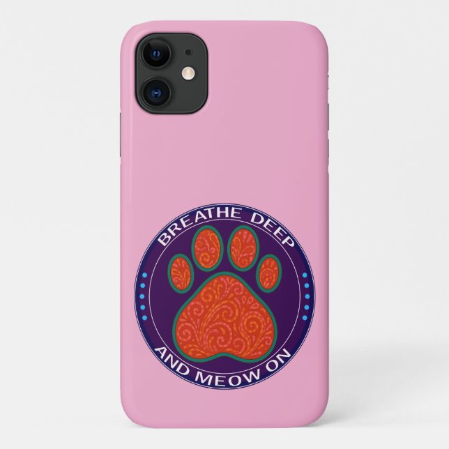 funny paw design Case-Mate iPhone case (Back)