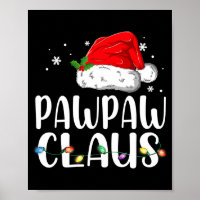 Funny Pawpaw Claus Christmas Pajamas Santa