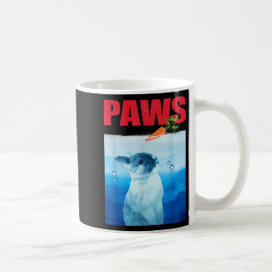 Funny Paws Bunny Rabbit Lover Bunny Parody Joke Bu Coffee Mug