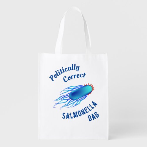 Funny PC Salmonella Bag Reusable Grocery Bag