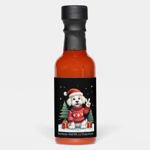 Funny Peace Hand Maltese Christmas Lights Womens M Hot Sauces