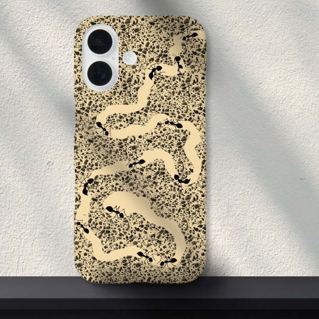 Funny Peach Ant Farm Insect Humor   Case-Mate iPhone Case (Creator Uploaded)