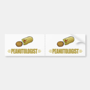 Funny Peanut Bumper Sticker