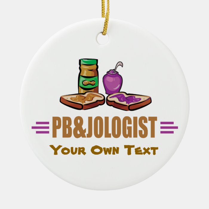 Funny Peanut Butter and Jelly Ornaments