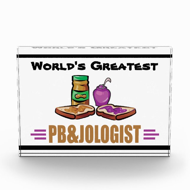 Funny Peanut Butter & Jelly Award (Front)