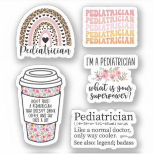 Funny Pediatrician Pack Sticker