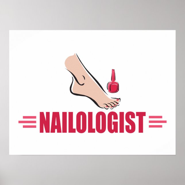 Funny Pedicure Poster (Front)