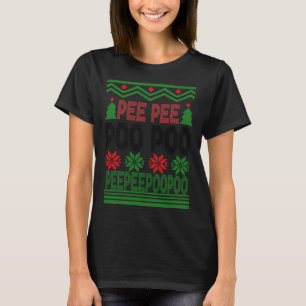 Funny Pee Pee Poo Poo Ugly Christmas Sweater Sweat