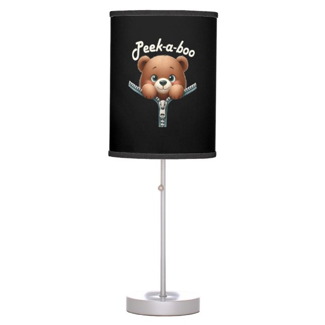 Funny - Peekabo - Bear Table Lamp (Front)