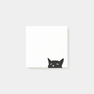 Funny Peeking Cat Post-it Notes