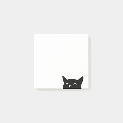 Funny Peeking Cat Post_it Notes