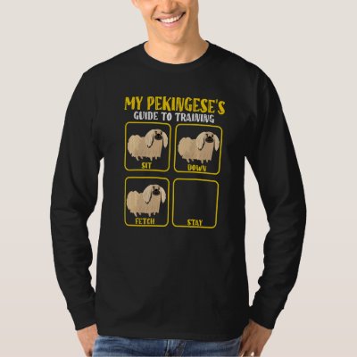 Funny Pekingese Dog training guide for pekingese m T-Shirt