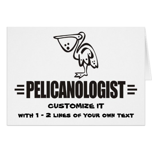 Funny Pelican Cards (Front Horizontal)