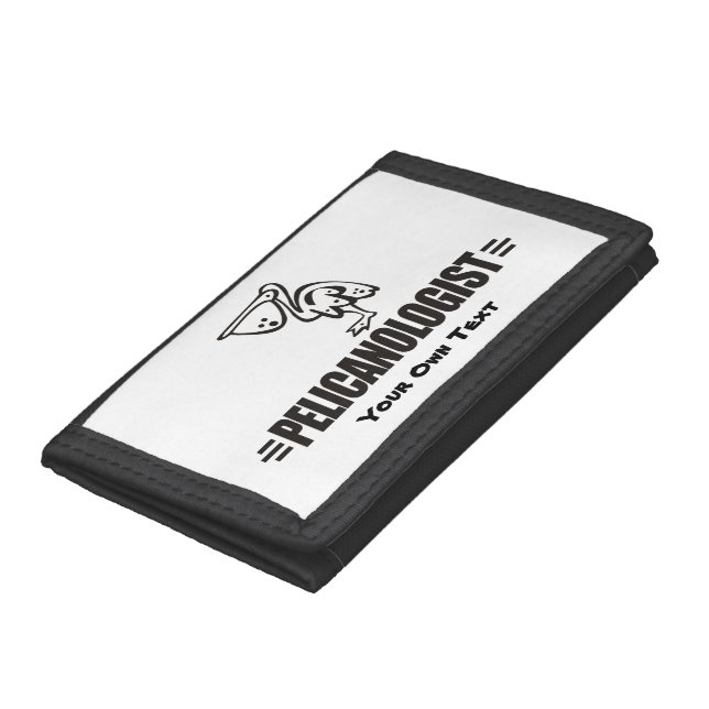 Funny Pelican Tri-fold Wallet (Bottom)
