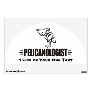 Funny Pelican Wall Decal