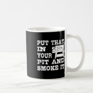 Funny Pellet Smoker Bbq Pit Gift Grill For Meat Sm Coffee Mug