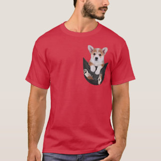 Funny Pembroke Welsh Corgi in Your Pocket for Corg T-Shirt