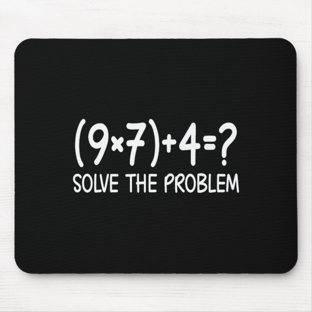 Funny Pemdas Elementary Math Teacher Brainrot 67 M Mouse Pad (Front)
