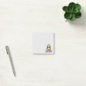 Funny Penguin Ate My Brain Cute Graphic Post-it Notes (Office)