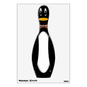 Funny Penguin Bowling Pin - Good Old Wilbur Wall Sticker