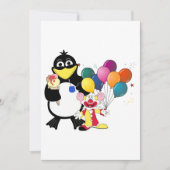 Funny penguin & clown cartoon (Front)