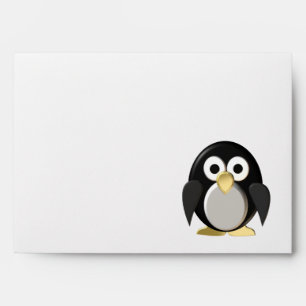 Funny penguin envelope