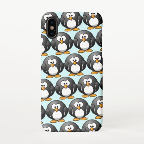 Funny Penguin  iPhone X Case