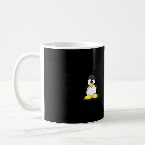 Funny penguin mens ladies pensioner retirement pre coffee mug