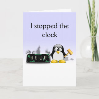 Funny Penguin Mothers Day Card