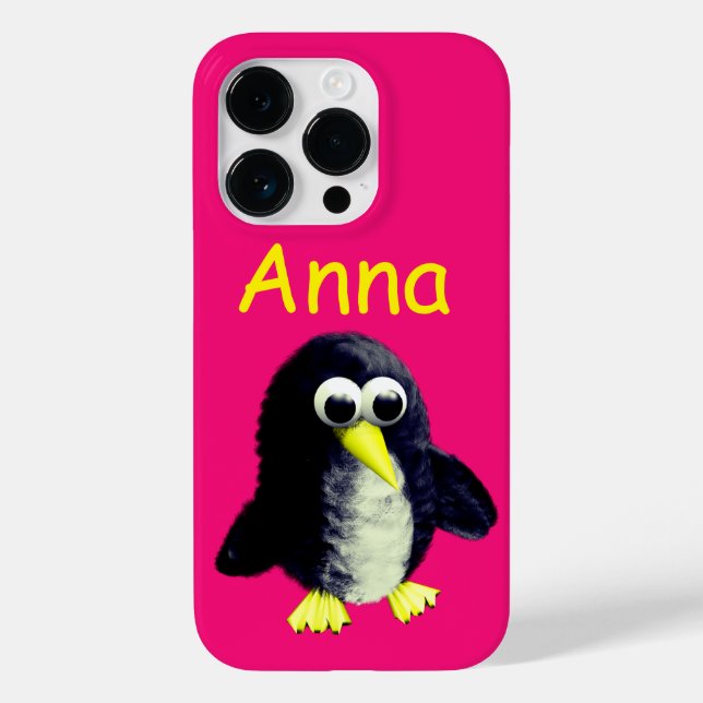 Funny penguin, personalized  Case-Mate iPhone case (Back)