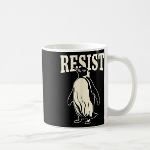 Funny Penguin Resist Penguins Protest Against Tari Coffee Mug