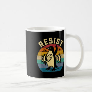 Funny Penguin Resist Penguins Protest Against Tari Coffee Mug