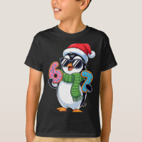 Funny Penguin Six Seven 67 Ice Cream Christmas Boy