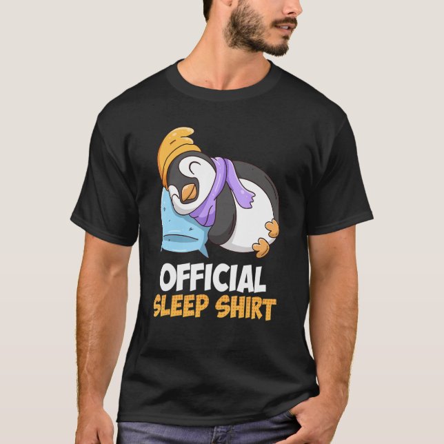 Funny Penguin Sleep Shirt (Front)