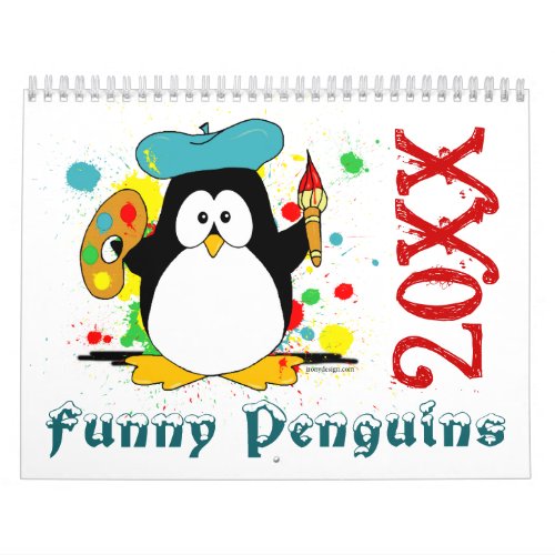 Funny Penguins Calendar