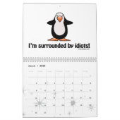 Funny Penguins Calendar (Mar 2025)
