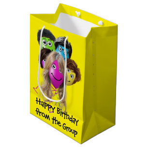 Funny People Birthday Balloons Medium Gift Bag