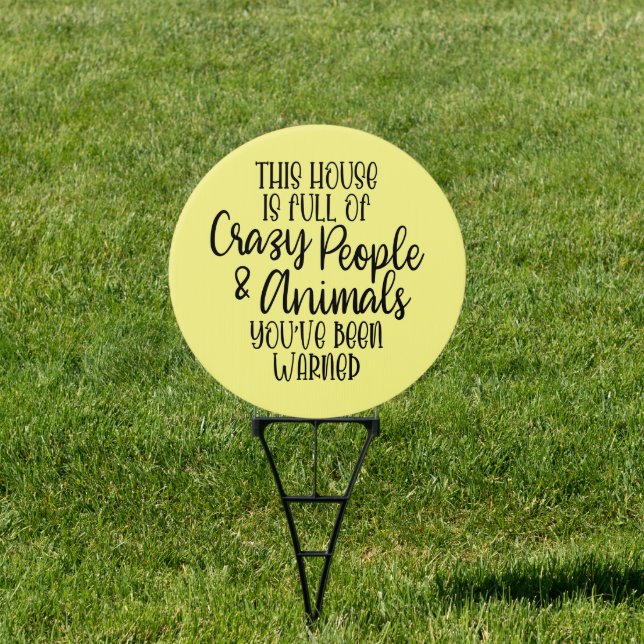 funny people warning Family Sign (Insitu)