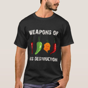 Funny Pepper Chili Head Scy Hot Foods  T-Shirt