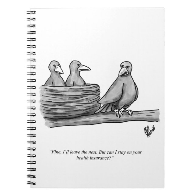 Funny Percenters Empty Nester Parenting Humor Notebook (Front)