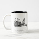 Funny Percenters Empty Nester Parenting Humor Two-Tone Coffee Mug<br><div class="desc">Enjoy a good natured laugh with this Percenters empty nester parenting cartoon from the syndicated cartoon Percenters by Bill Abbott!</div>