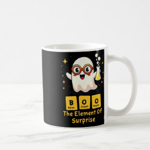 Funny Periodic Table Chemistry Ghost Nerd Boo Hall Coffee Mug