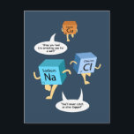 Funny Periodic Table Chemistry Humor Postcard<br><div class="desc">Funny humor post card a chemistry student or teacher would love</div>