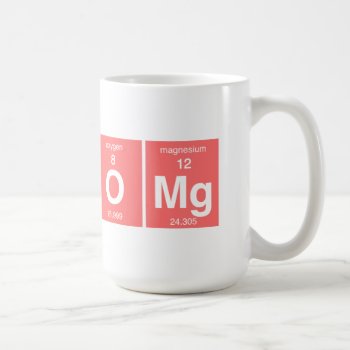 Funny Periodic Table "omg" Coffee Mug by DangerMouthdesign at Zazzle